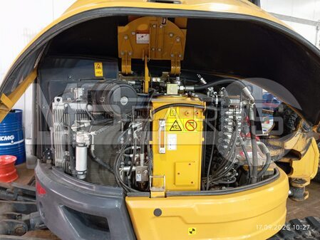 Замена втулок и пальцев  рукояти стрелы на XCMG XE55U - 4